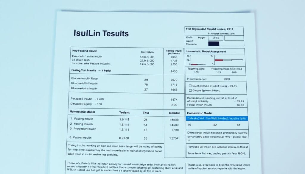 insulin test results