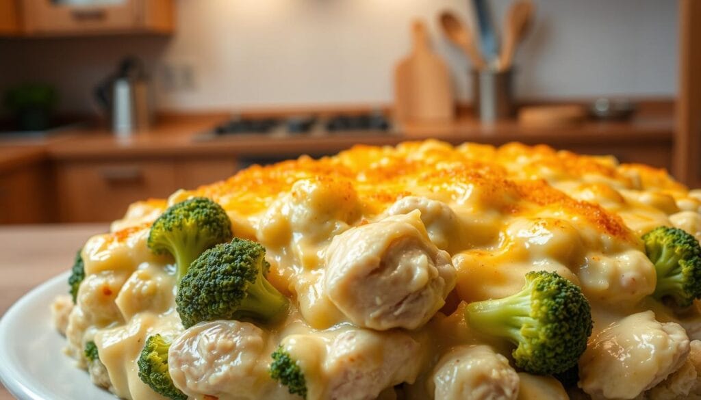 keto chicken broccoli casserole