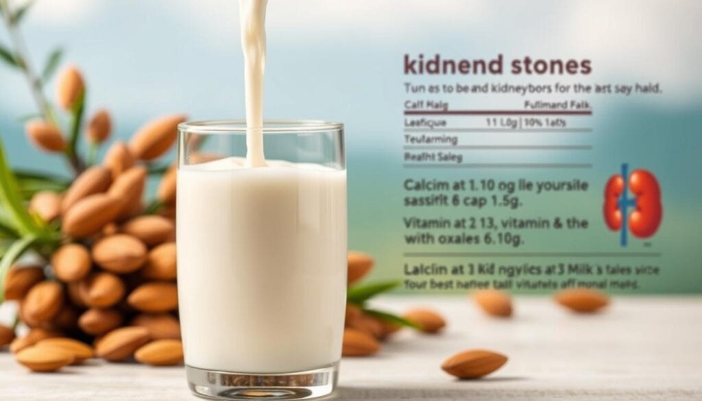 is almond milk high in oxalates